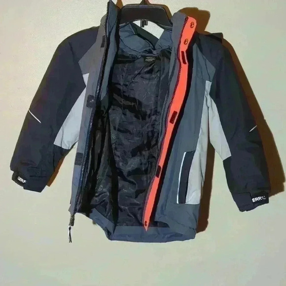 Gerry, winter snow jacket, boys XS, gray and white - Picture 5 of 6